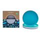 Plant-based 3 pack of plates - lagoon