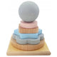 Wooden natural stacking tower
