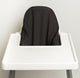 Waterproof IKEA highchair cushion cover - black