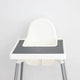 IKEA highchair half cover silicone placemat - dark grey