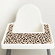 IKEA highchair half cover patterned silicone placemat - leopard