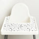IKEA highchair half cover patterned silicone placemat - terrazzo