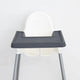 IKEA highchair full cover silicone placemat - dark grey