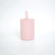 Silicone mini sippy cup - pink