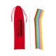 MontiiCo silicone straw set - fruity pop