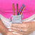 MontiiCo stainless steel straw set - rainbow