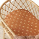 Bronze palm fitted bassinet sheet / change pad cover