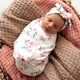 Camille snuggle swaddle & topknot set