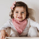 Dribble bib - jewel pink