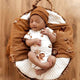 Lion short sleeve organic bodysuit